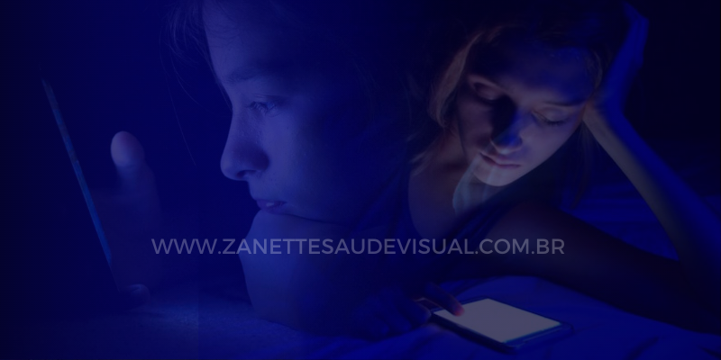 o que é luz azul